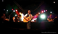 Matthew J Doughty - Bass Guitarist - playing LIVE at the Whiskey-a-Go-Go in Hollywood, CA with Sean Stack and Mike Caswell of K SERA